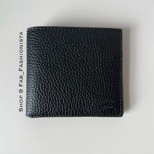 Black Leather Wallet Genuine Leather